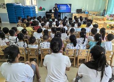 烟台高新消防进校园 安全护航开学季